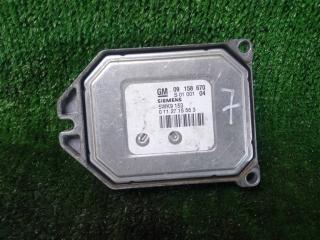 блок управления двигателем Opel Zafira A рестайлинг (2003—2006) 2004, 1.8i Z18XE, 09158670