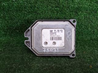 блок управления двигателем Opel Zafira A рестайлинг (2003—2006) 2004, 1.8i Z18XE, 09158670