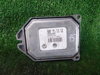 блок управления двигателем Opel Zafira A рестайлинг (2003—2006) 2004, 1.8i Z18XE, 09115113
