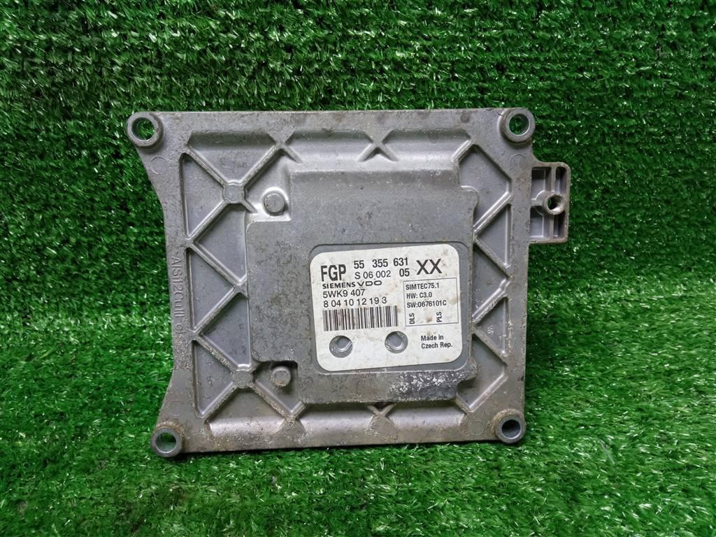 блок управления двигателем Opel Astra H рестайлинг (2006—2014) 2012, 1.8i Z18XER, 55355631 - фото №1
