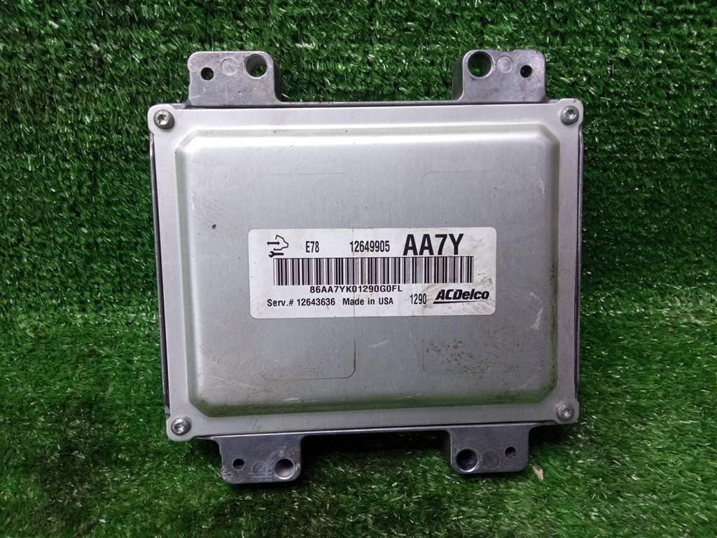 блок управления двигателем Opel Zafira C (2011—2016) 2013, 1.4T A14NET, 12643636 - фото №1
