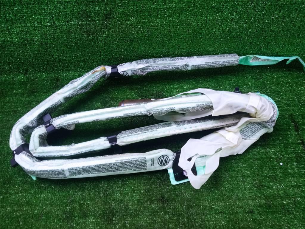 подушка безопасности боковая (шторка) Volkswagen Passat B6 (2005—2010) 2008, 2.0TD BKP, 3C0880742D - фото №1