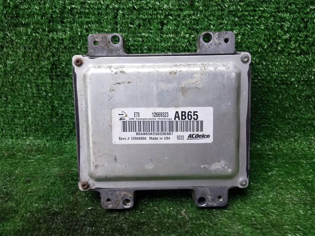 блок управления двигателем Opel Astra J рестайлинг (2012—2018) 2014, 1.4T A14NET, 12668866 - фото №1