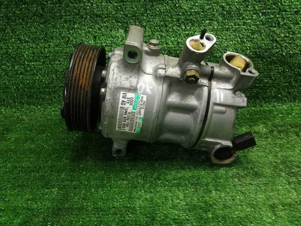 компрессор кондиционера Volkswagen Tiguan I (2007—2011) 2009, 2.0TD CBAB, 5N0820803C - фото №1