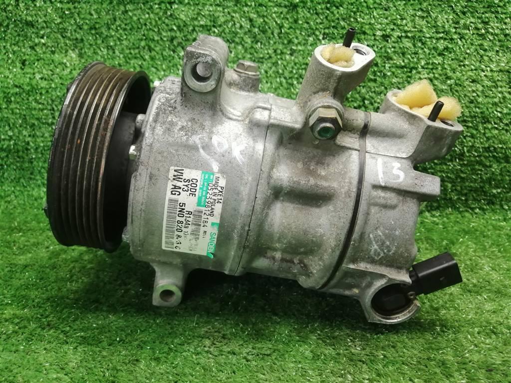 компрессор кондиционера Volkswagen Tiguan I (2007—2011) 2009, 2.0TD CBAB, 5N0820803C - фото №1