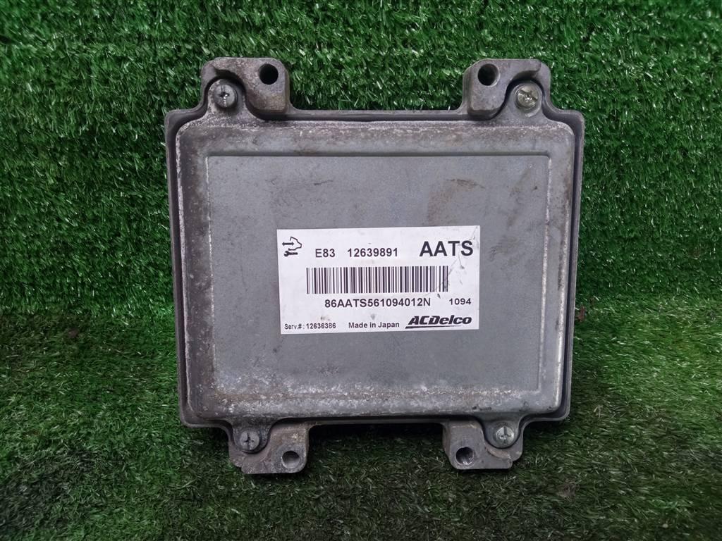 блок управления двигателем Opel Astra J рестайлинг (2012—2018) 2014, 1.6i A16XER, 12639891 - фото №1