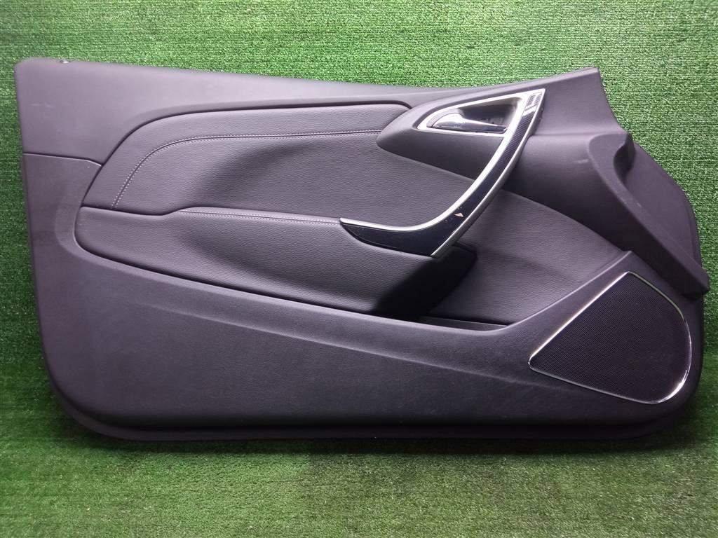 обшивка двери передняя левая Opel Astra GTC J (2009—2012) 2011, 1.6i A16XER, 13345231 - фото №1
