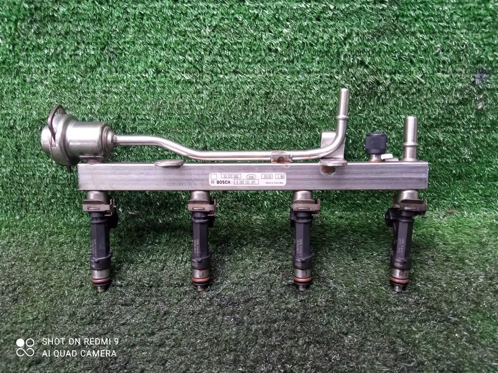 форсунка Opel Astra J рестайлинг (2012—2018) 2014, 1.4T A14NET, 0280158205 - фото №1