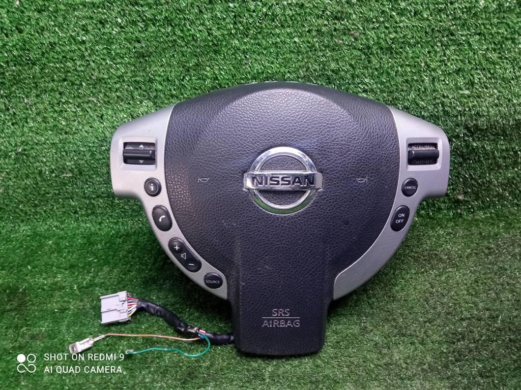 подушка безопасности водителя Nissan Qashqai I (2006—2010) 2009, 1.6i HR16DE, 98510JD16C - фото №1