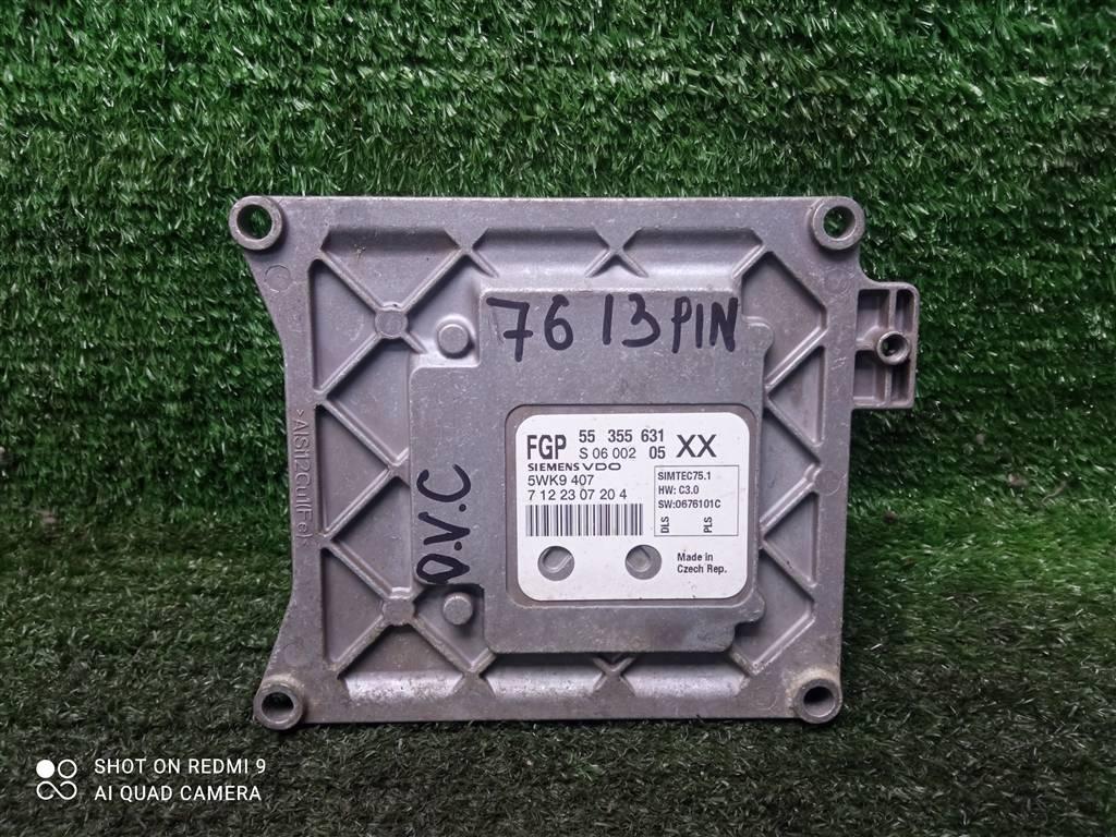 блок управления двигателем Opel Vectra C рестайлинг (2005—2008) 2007, 1.8i Z18XER, 55355631 - фото №1