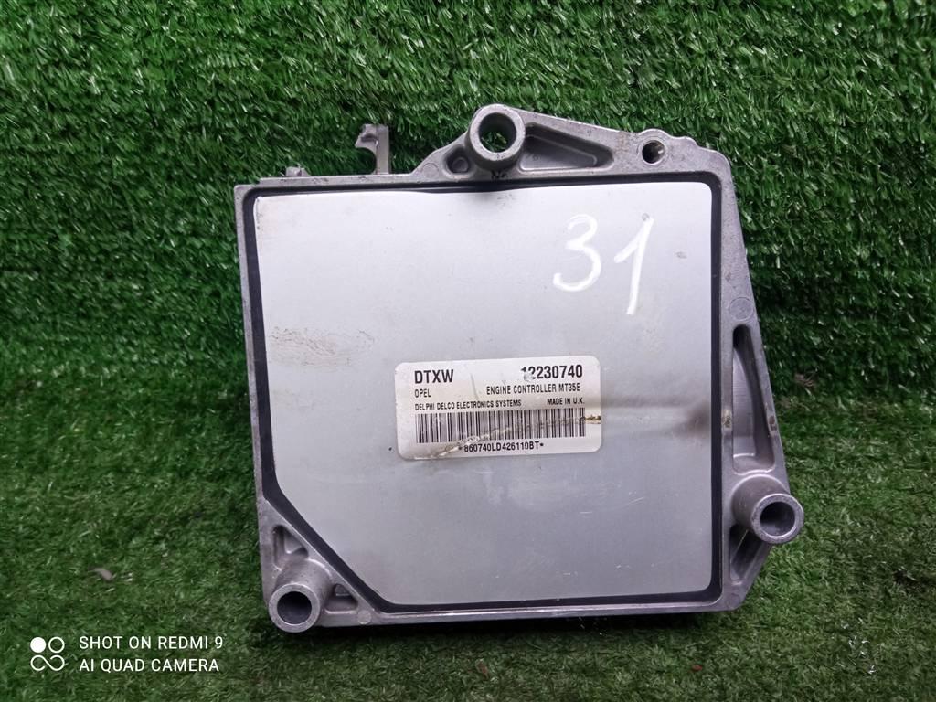 блок управления двигателем Opel Astra H рестайлинг (2006—2014) 2012, 1.6i Z16XEP, 12230740 - фото №1