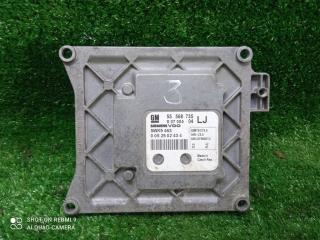 блок управления двигателем Opel Astra H рестайлинг (2006—2014) 2012, 1.6i Z16XER, 55568735