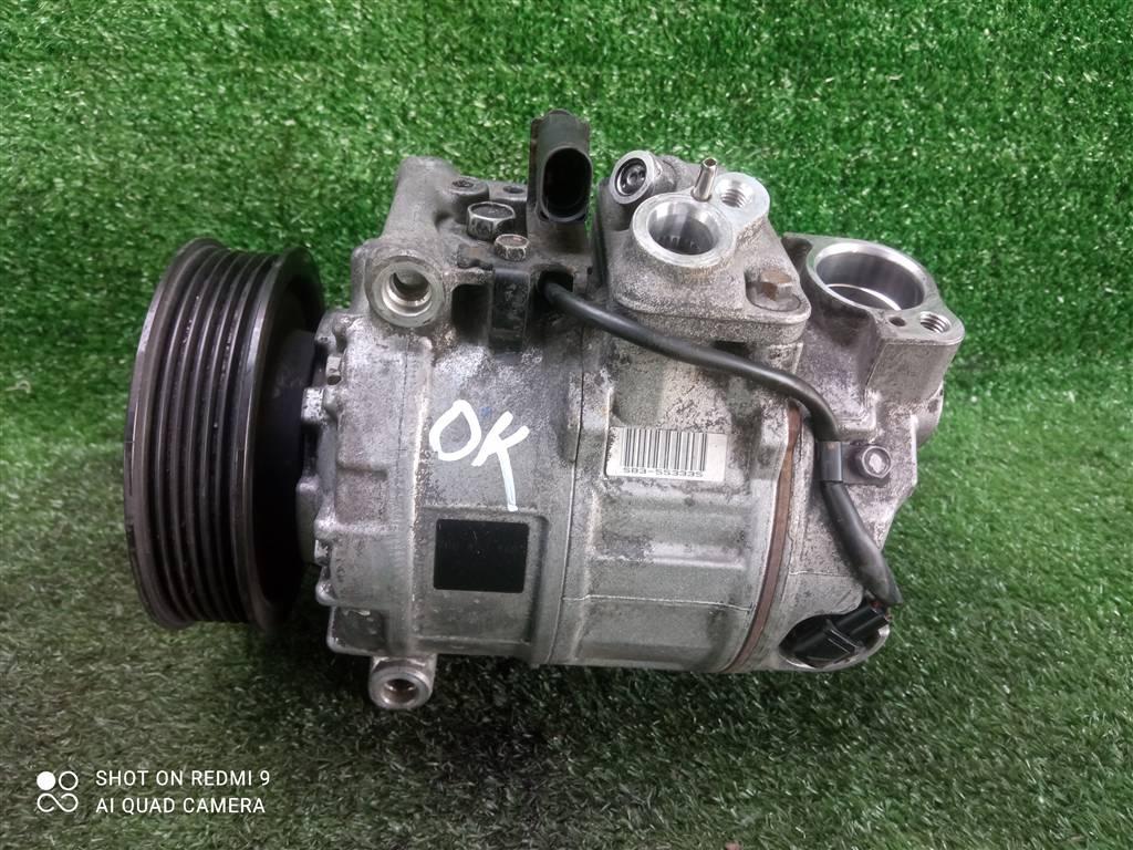 компрессор кондиционера Volkswagen Touareg I рестайлинг (2006—2010) 2008, 3.0TD CASA 157519, 7P0820803D - фото №1