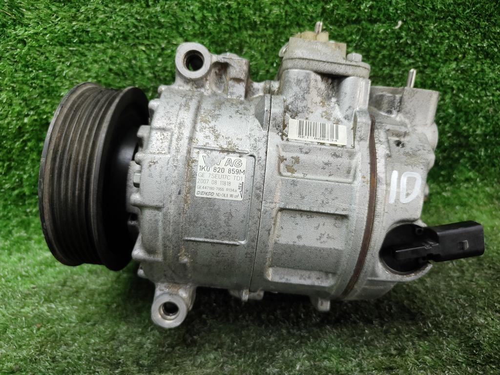 компрессор кондиционера Volkswagen Passat B6 (2005—2010) 2006, 1.8TSI BZB, 1K0820859M - фото №1