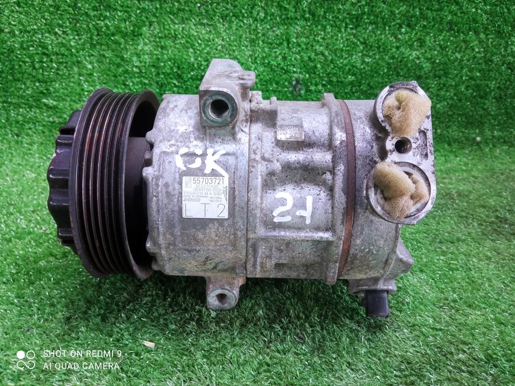 компрессор кондиционера Opel Corsa D (2006—2010) 2009, 1.3TD Z13DTH, 55703721 - фото №1