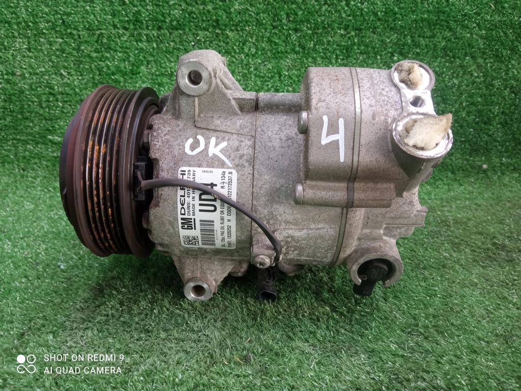 компрессор кондиционера Opel Astra J (2009—2012) 2010, 2.0TD A20DTH, 13335252 - фото №1