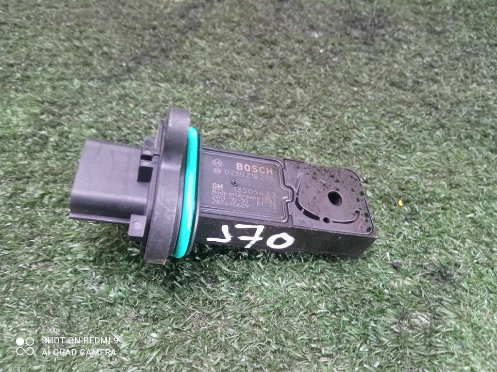 расходомер воздуха Opel Astra J (2009—2012) 2012, 1.4T A14NET, 13505433 - фото №1