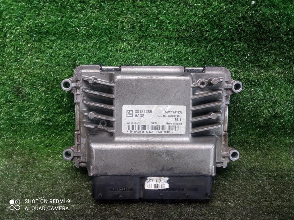 блок управления двигателем Chevrolet Cruze I (2009—2012) 2011, 1.6i F16D4, 25181280 - фото №1