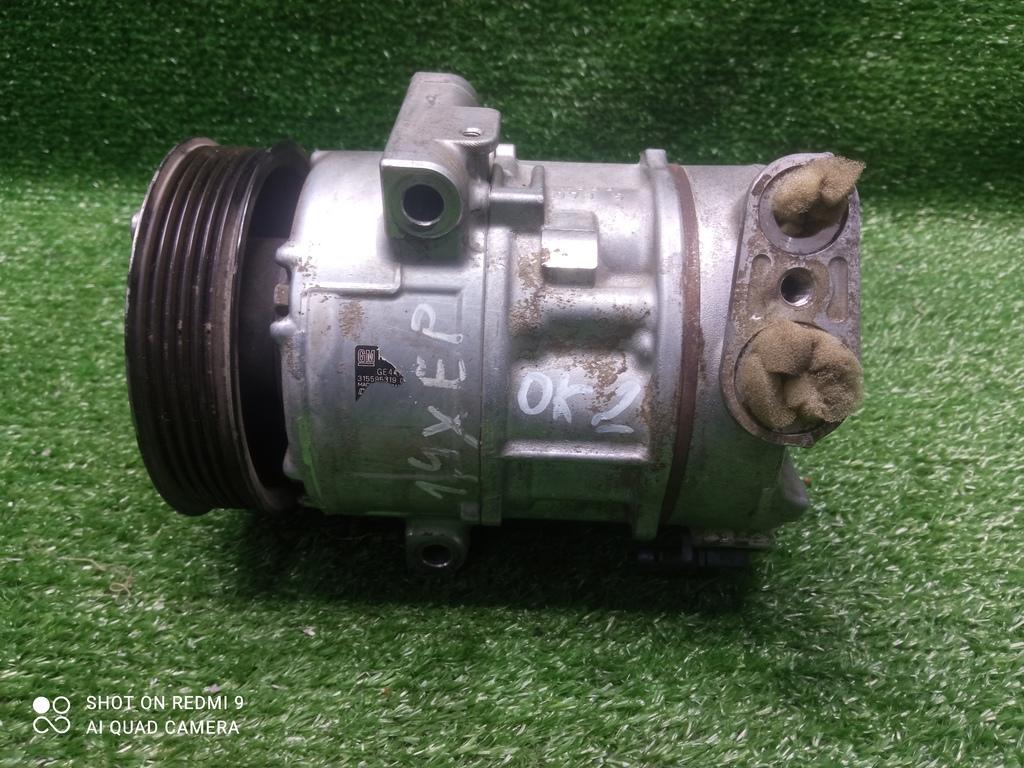 компрессор кондиционера Opel Corsa E (2014—2019) 2015, 1.4i Z14XEP, 13447214 - фото №1