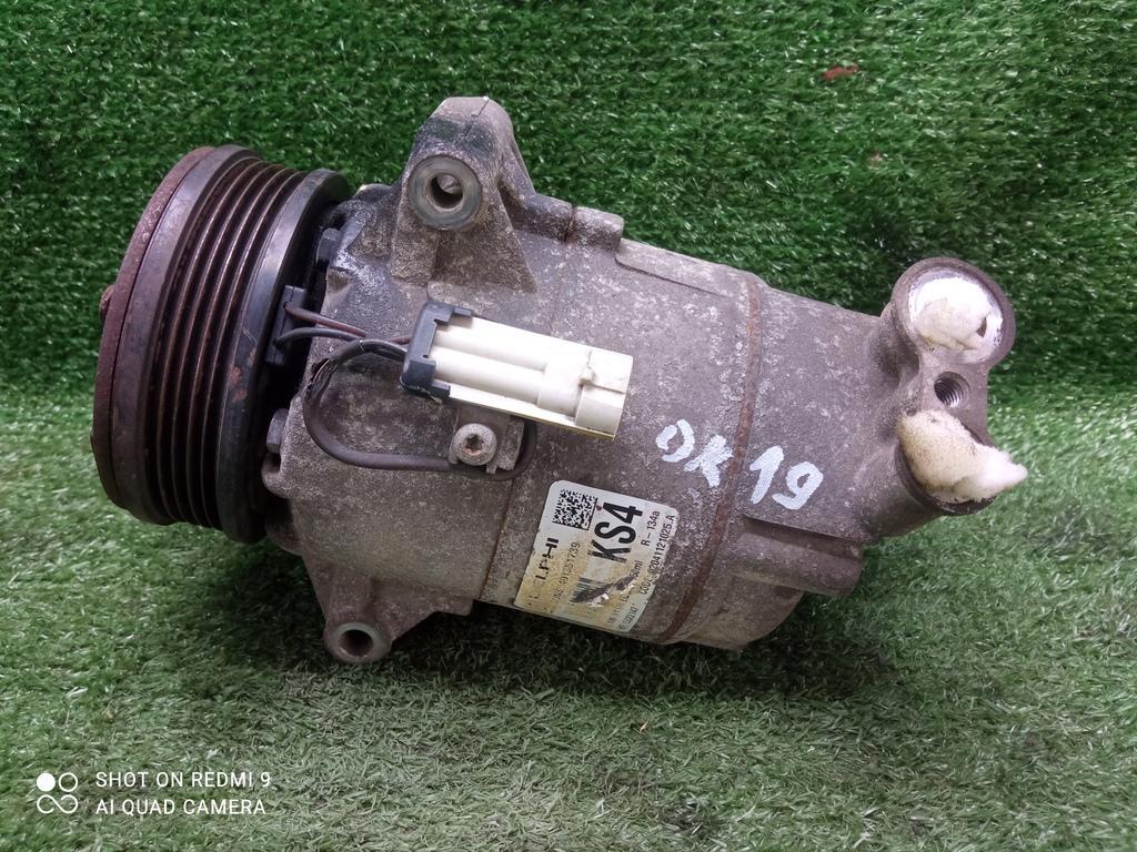 компрессор кондиционера Opel Astra H рестайлинг (2006—2014) 2011, 1.6i Z16XER, 13322147 - фото №1