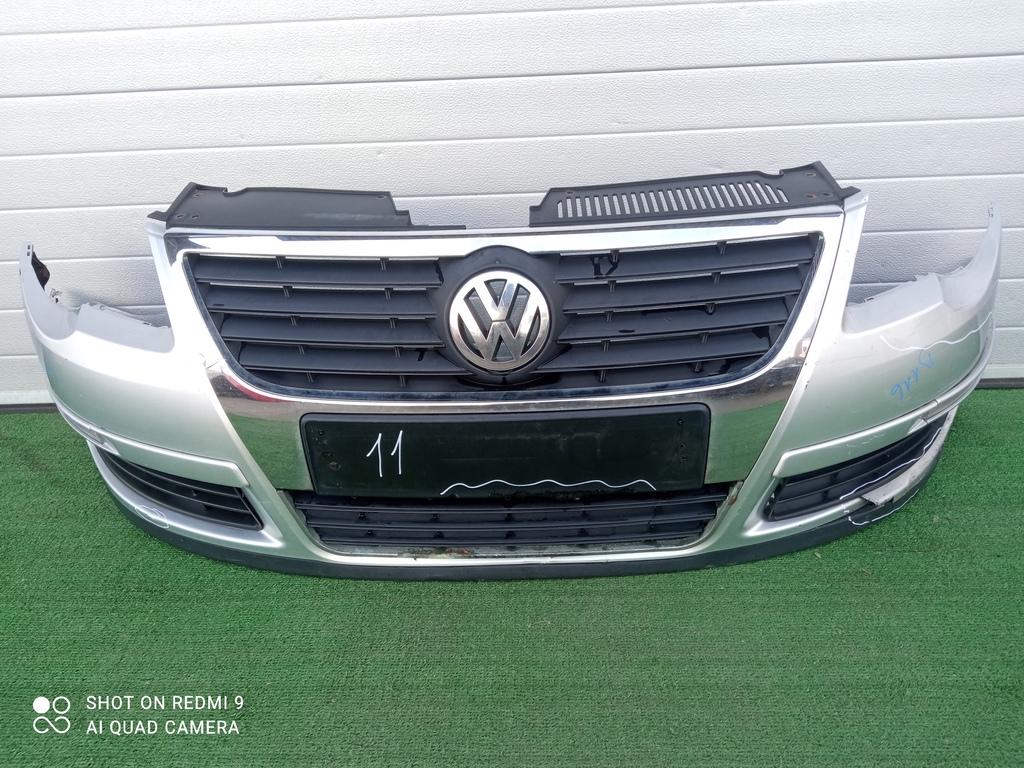 бампер передний Volkswagen Passat B6 (2005—2010) 2008, 1.8TSI BZB, 3C0807221A - фото №1