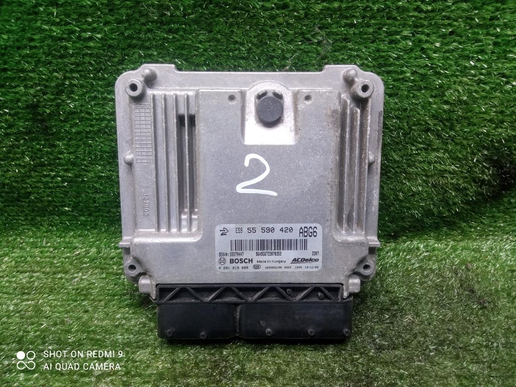 блок управления двигателем Opel Zafira C (2011—2016) 2013, 2.0TD A20DTH, 55590420 - фото №1