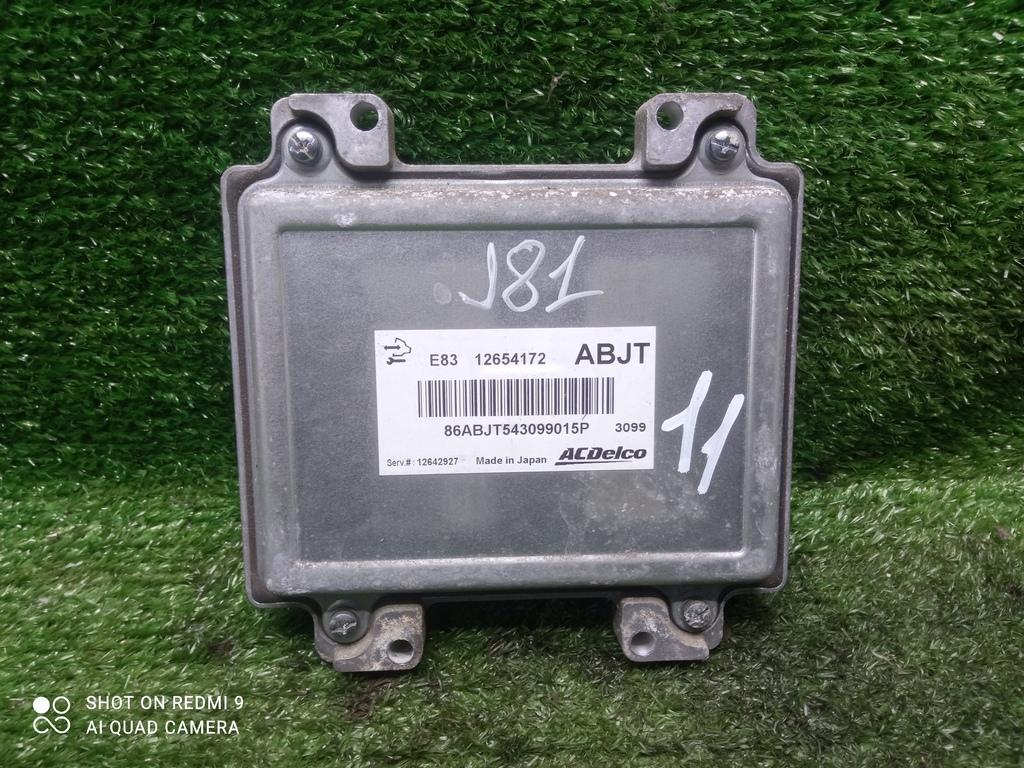 блок управления двигателем Opel Astra J рестайлинг (2012—2018) 2013, 1.4i A14XER, 12654172 - фото №1