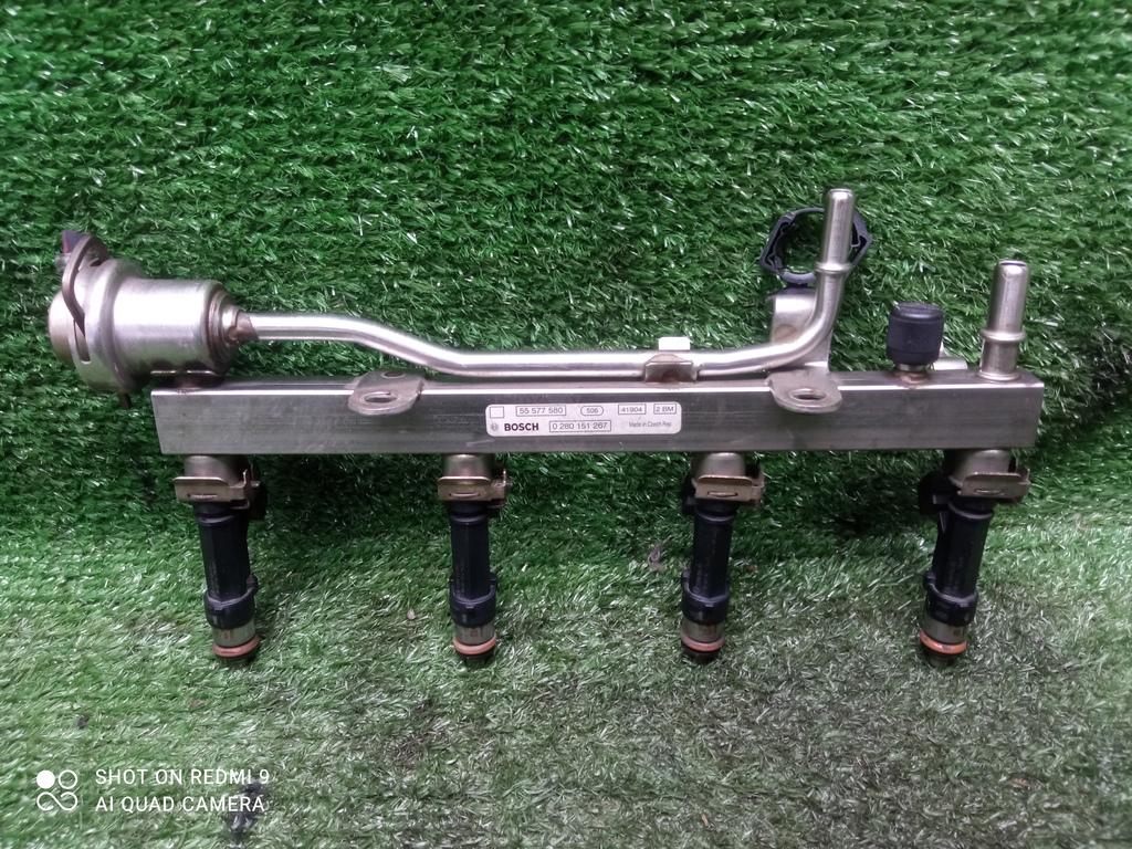 форсунка Opel Astra J рестайлинг (2012—2018) 2013, 1.4T A14NET, 0280158205 - фото №1