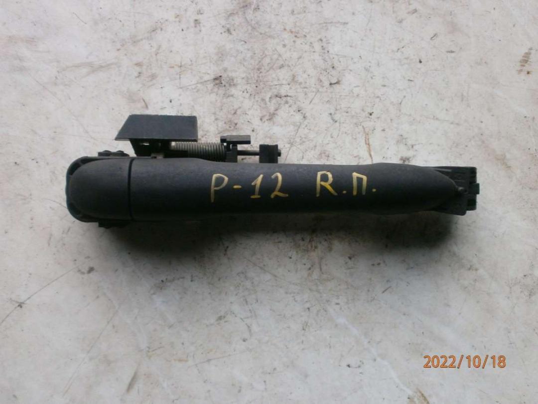 ручка наружная передняя правая Nissan Primera P12 2007, 1.8 л., i, бензин, МКПП, универсал - фото №1