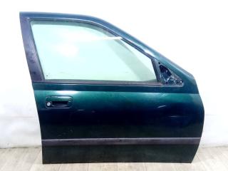 стекло двери передней правой Peugeot 406 1 поколение 1996, 2.1 л., TD, дизель, 5МКПП, зелёный, седан, передний привод