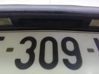 подсветка номера Renault Laguna 1 поколение [рестайлинг] 2000, 1.6 л., i, K4M 720, бензин, 5МКПП, серый, хетчбэк 5 дв., передний привод