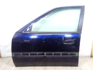 стекло двери передней левой Renault Safrane 1 поколение [рестайлинг] 2000, синяя