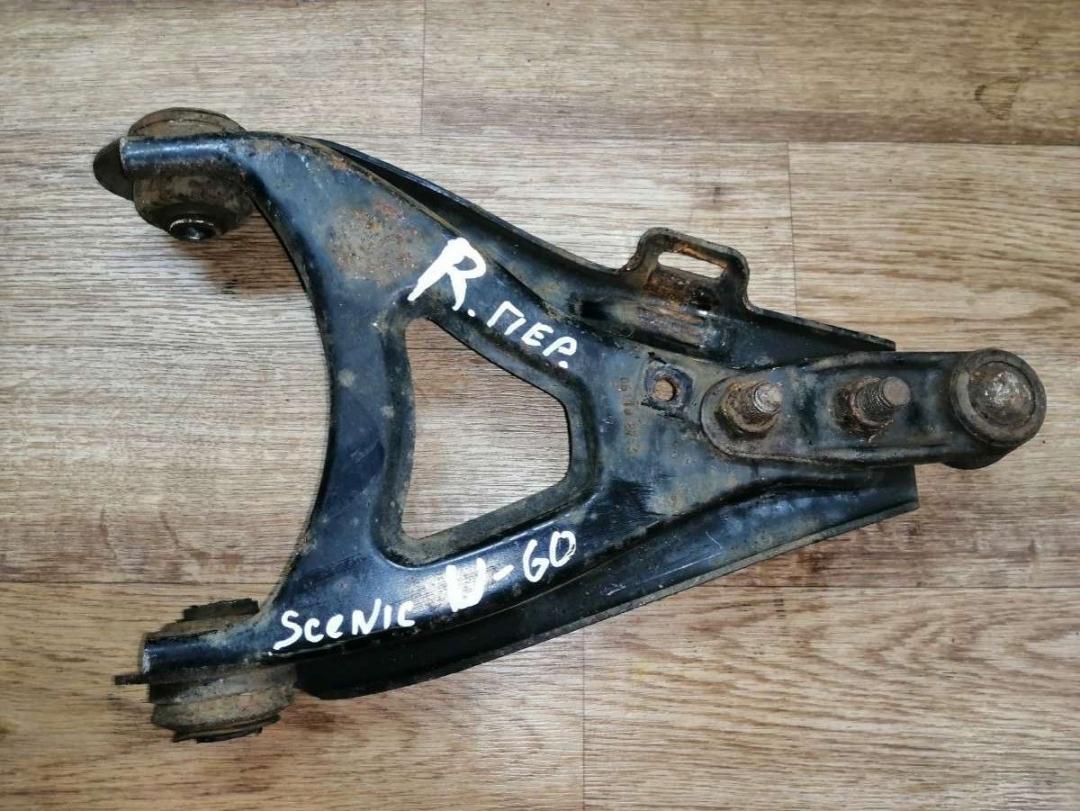 рычаг передний правый Renault Scenic 1 поколение 1999, 1.6 л., бензин, МКПП, минивэн - фото №1