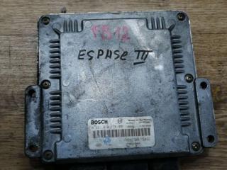блок управления двигателем Renault Espace 3 поколение 1999, 2.2 л., дизель, МКПП, минивэн, 0281010178