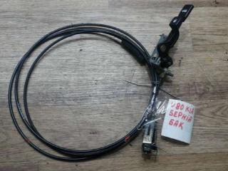 трос открывания лючка топливного бака Kia Sephia 1 поколение [рестайлинг] 1998, 1.5 л., бензин, АКПП, хетчбэк 5 дв.