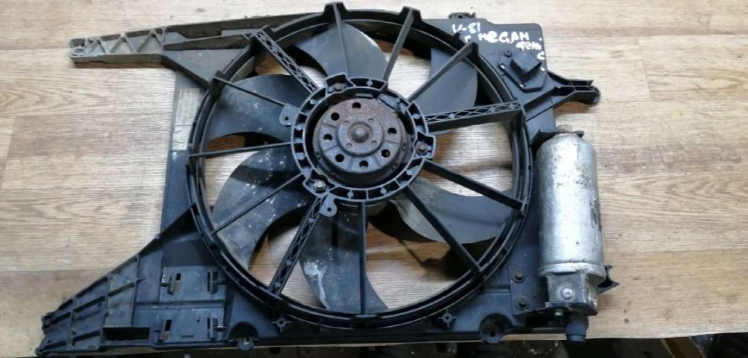 вентилятор радиатора Renault Scenic 1 поколение 1998, 1.9 л., DTi, дизель, МКПП, минивэн - фото №1