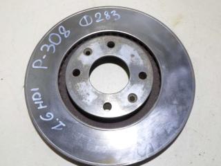 диск тормозной передний Peugeot 308 1 2008