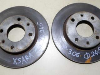 диск тормозной передний Peugeot 306 1 поколение [рестайлинг] 2001