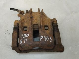 суппорт передний правый Peugeot 406 1 поколение 1997, 1.8 л., бензин, МКПП, седан