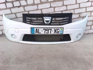 бампер передний Dacia Sandero 1 поколение 2010, 1.4 л., бензин, МКПП, хетчбэк 5 дв.