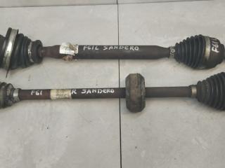 полуось передняя правая (приводной вал, ШРУС) Dacia Sandero 1 поколение 2010, 1.4 л., бензин, МКПП, хетчбэк 5 дв.