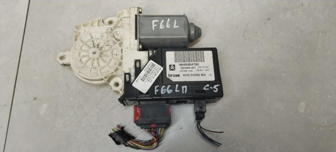 моторчик стеклоподъемника передний левый Citroen C5 1 поколение 2001, 2.0 л., дизель, МКПП, хетчбэк 5 дв., 9648484780 - фото №1