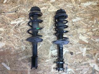 стойка передняя левая Dacia Sandero 1 поколение 2010, 1.4 л., бензин, МКПП, хетчбэк 5 дв.