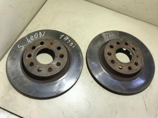 Диск тормозной (комплект) SEAT Leon 2 поколение [рестайлинг] 2010, 1.9 л., дизель, МКПП, хетчбэк 5 дв.