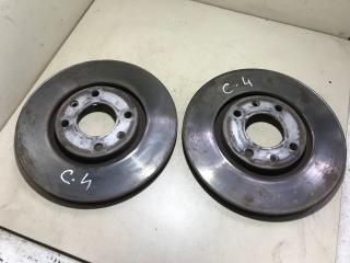 Диск тормозной (комплект) Citroen C4 1 поколение [рестайлинг] 2009, 1.6 л., дизель, МКПП, хетчбэк 5 дв.