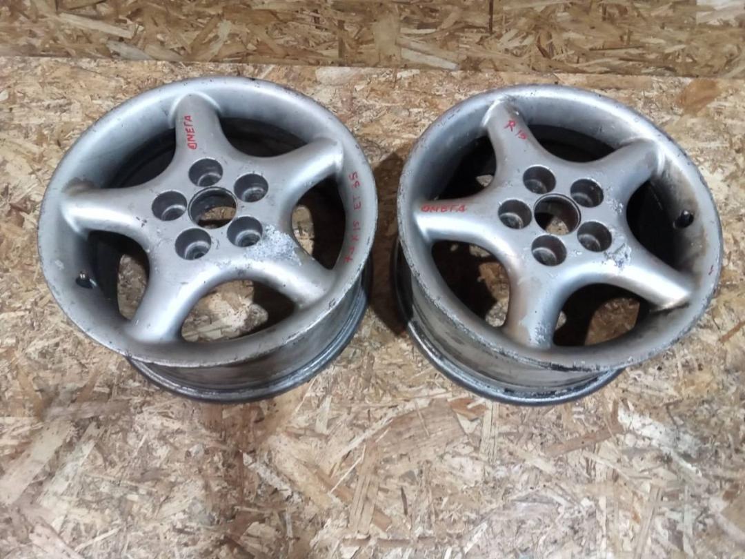 диск литой Opel Omega B 1997, 2.0 л., бензин, АКПП, универсал - фото №1