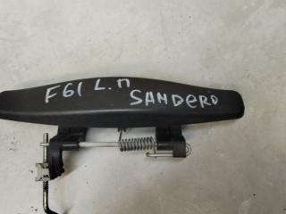 ручка наружная передняя левая Dacia Sandero 1 поколение 2010, 1.4 л., бензин, МКПП, хетчбэк 5 дв.