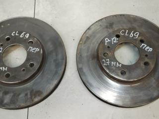 диск тормозной передний Nissan Primera P12 2005, 1.8 л., бензин, МКПП, универсал