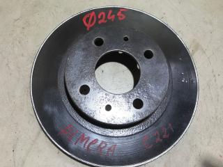 диск тормозной передний Nissan Almera N15 1996, бензин