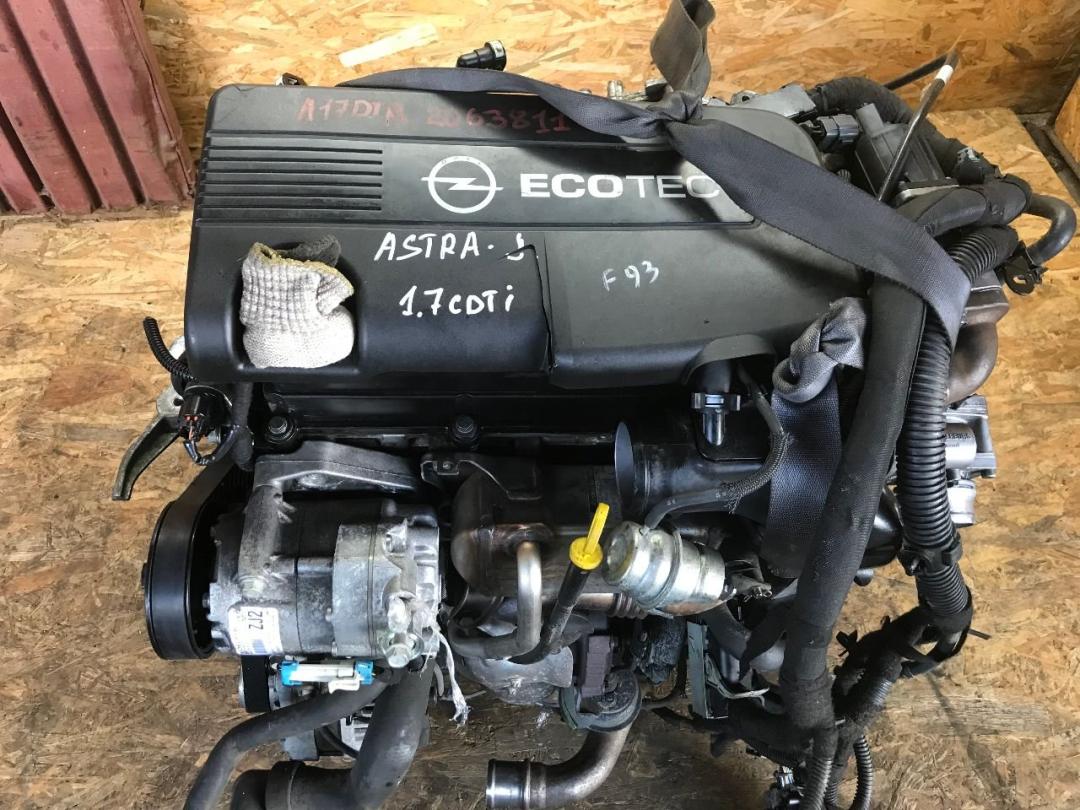 двигатель Opel Astra J 2012, 1.7 л., дизель, МКПП, хетчбэк 5 дв., A17DTR - фото №1